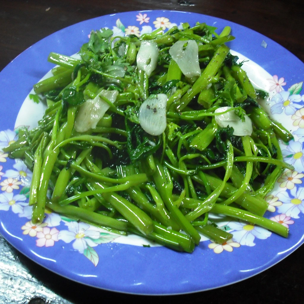 蒜蓉炒通菜