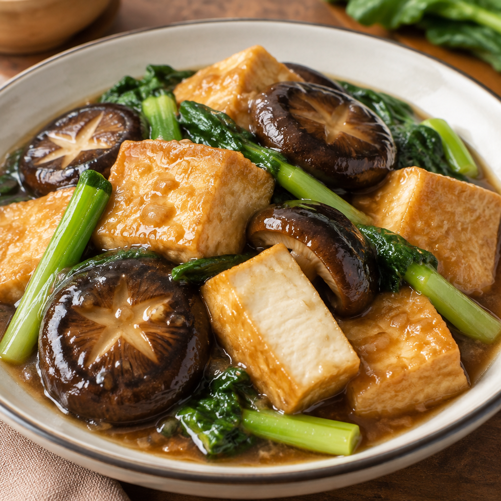 北菇炆豆腐