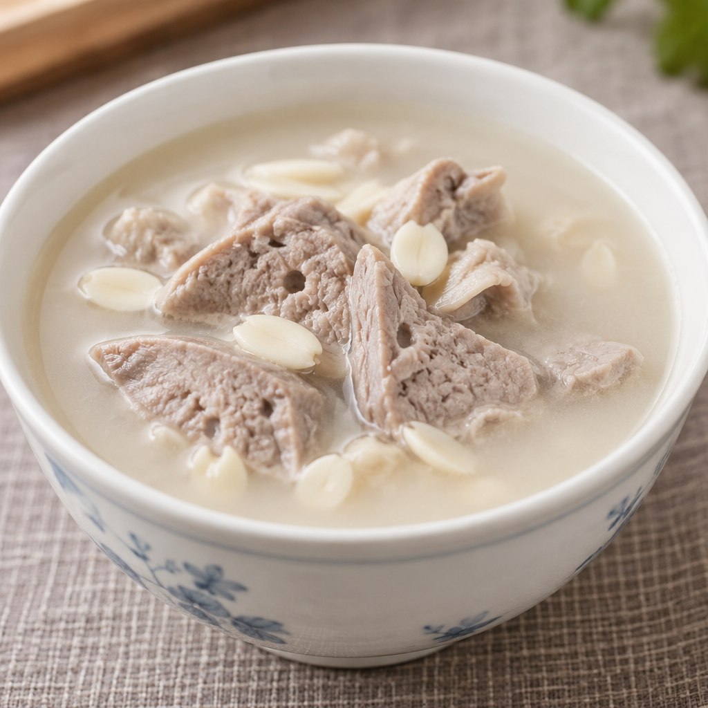 杏汁豬肺湯